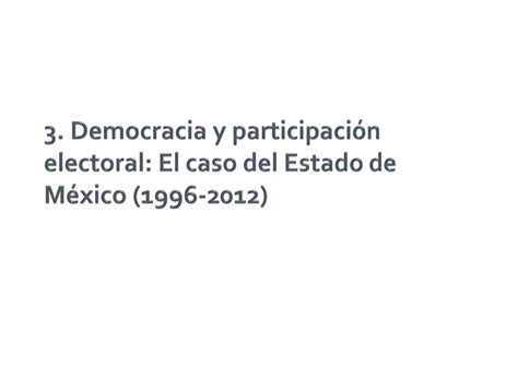 PPT SISTEMAS ELECTORALES EN MÉXICO PowerPoint Presentation free