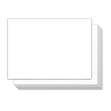 Make your own stationary products and greeting cards; White Blank 5 x 7" Card Stock Thick Paper - Blank Postcards and Index Flash Note Cardstock ...