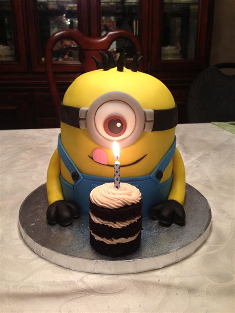 Minion Cake By Cake4thought On Deviantart