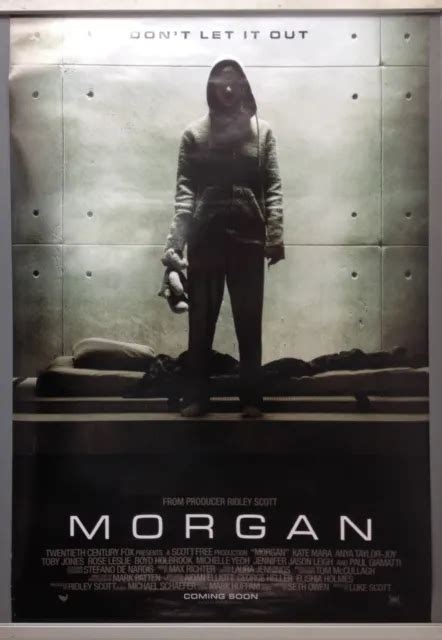 Cinema Poster Morgan 2016 One Sheet Kate Mara Anya Taylor Joy Rose