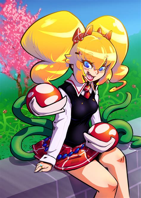 Sho N D Piranha Plant Princess Peach Mario Series Nintendo Schoolgirls Love Tentacles