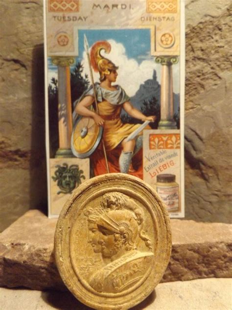 Mars And Bellona Nerio Greek Roman Gods Cameo Art Also