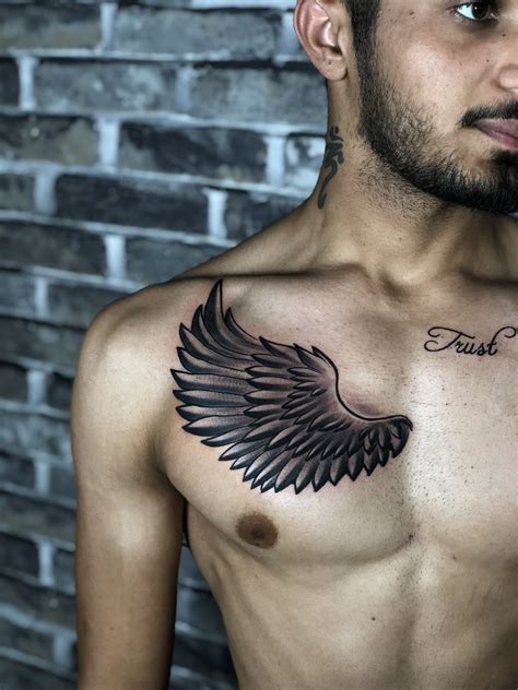 Wings Tattoo Design Chest Tattoo Men Cool Chest Tattoos Wing Tattoo Designs