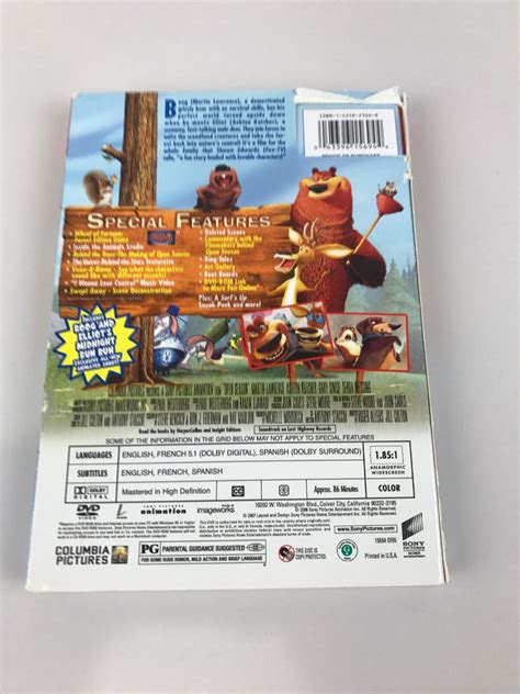 Open Season Dvd 2007 Widescreen Includes Slipcover 43396156944 Ebay