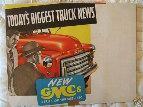 Vintage Gmc Chevrolet Trucks Brochures 1947 1950 20054781