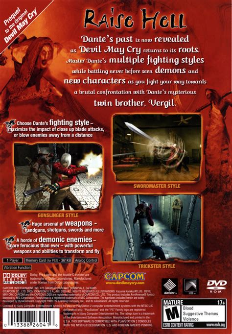Devil May Cry Dante S Awakening Box Shot For Playstation Gamefaqs