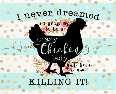 Crazy Chicken Lady Svg Png Cutting File Funny Saying Etsy