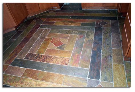 California gold slate tile is the integration of green and gold color and it is the better choice for pavers and other exterior and interior flooring work. Multi-Color Peacock Natural Gauged Slate | Flooring, Log ...