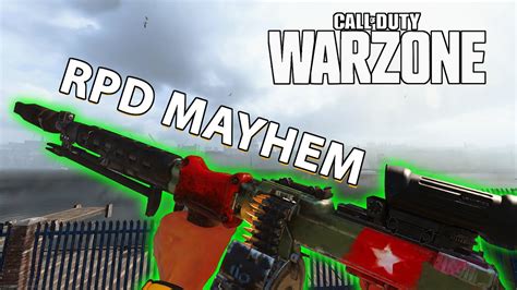Rpd Mayhem In Warzone Call Of Duty Modern Warfare Warzone Youtube