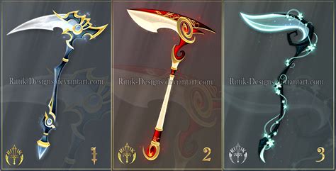 Closed Scythes Adopts By Rittik Designs On Deviantart