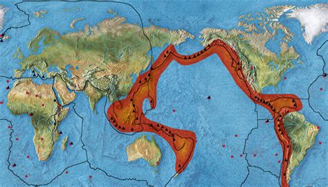World Fault Lines Map United States Map