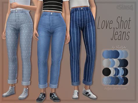 Trillyke Love Shot Jeans Sims 4 Clothing Sims 4 Sims