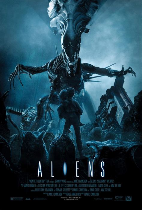 Aliens Alternate Movie Poster By Nuno Sarnadas Alien Movie Poster