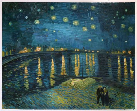 Starry Night Over The Rhone Vincent Van Gogh Paintings