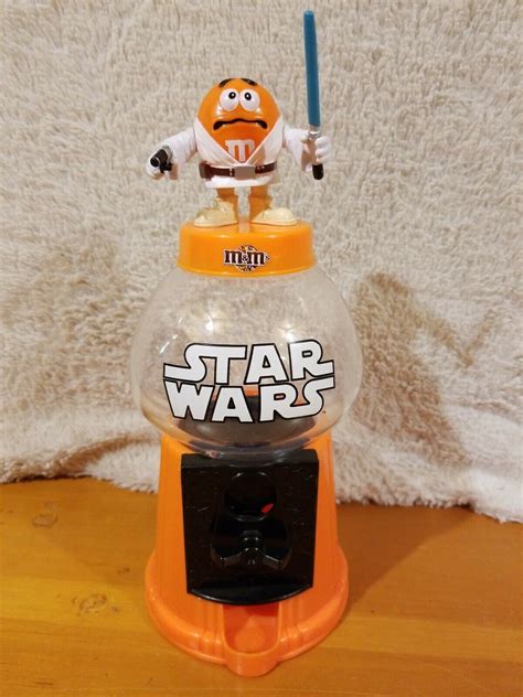 Mandm Candy Dispenser Luke Skywalker Orange Star Wars Candy Dispenser