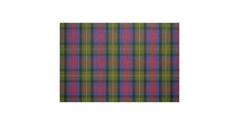 Scottish Clan Maclennan Tartan Plaid Fabric Zazzle