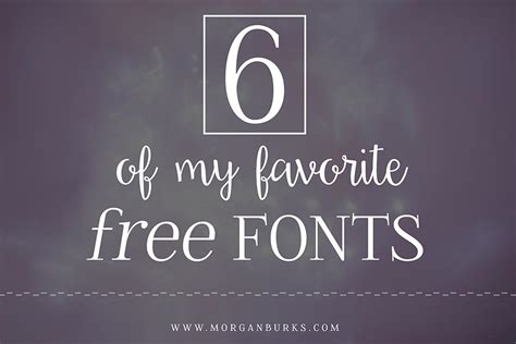 My Favorite Free Fonts For Commercial Use Silhouette