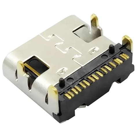 Type C 16pin Female Type Usb 31 Connector Right Angel Surface Mount
