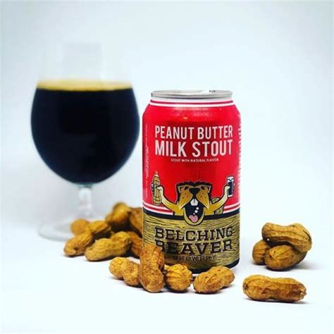 Belching Beaver Peanut Butter Milk Stout 355ml Can⠀ Beer Cartel