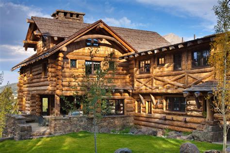 Mountain Chic Cabin Exudes Rustic Luxe Style In Big Sky Country