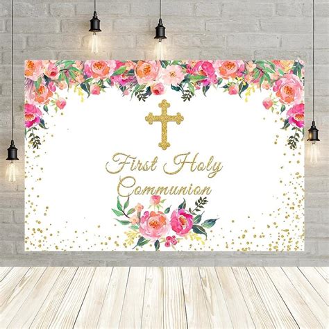 First Holy Communion Backdrop Decoration Off 74