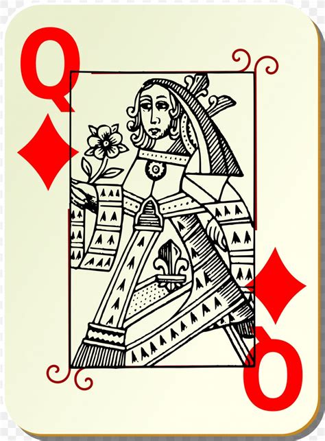 Red Queen Vector Graphics Playing Card Queen Of Clubs Png 1768x2400px