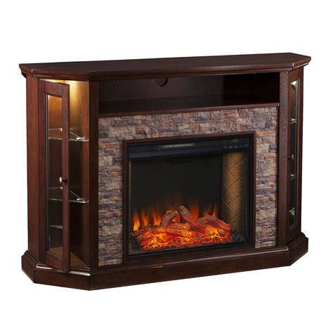 Sei Renstone Freestanding Corner Convertible Smart Electric Fireplace