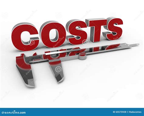 Measure Costs Concept Stock Illustration Illustration Of Craft 65575928