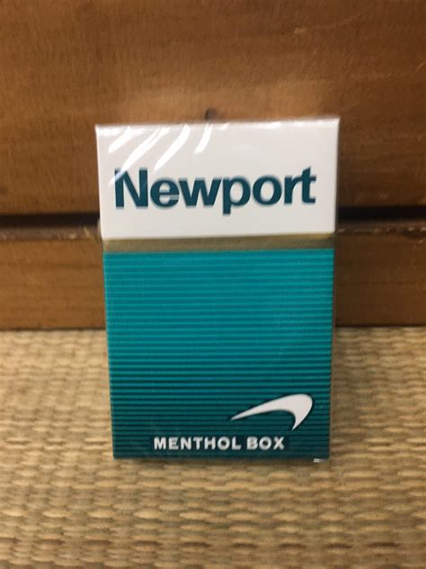 Newport Menthol King Size Cigarette Crush Proof Box Danlys Vintage