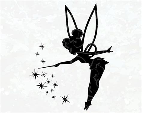 Tinkerbell Svg Peter Pan Svg Iron On Transfer File For Cricut And