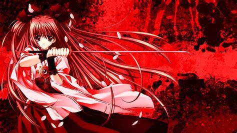 Red Neon Anime Wallpapers Wallpaper Cave