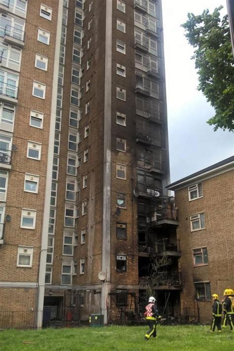 Brixton Tower Block Fire Being Probed By Police As Arson Attack London Evening Standard