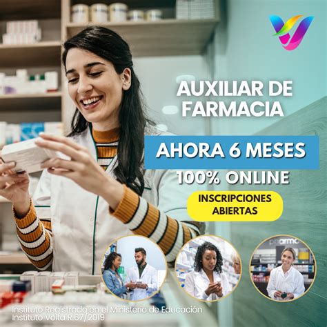 curso de auxiliar de farmacia instituto volta