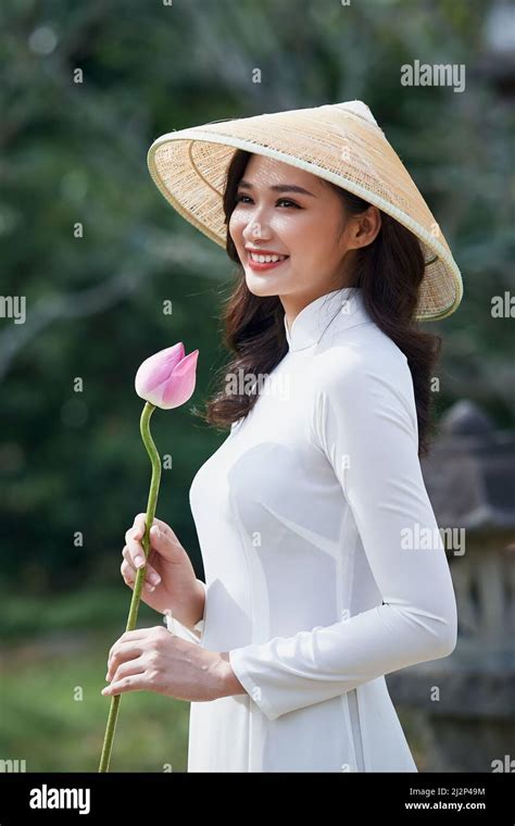 Ho Chi Minh City Viet Nam Ao Dai Is Traditional Dress Of Vietnam