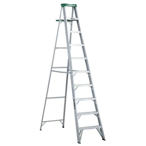 Featherlite Aluminum Extension Ladder 28 Feet Grade I The Home Depot
