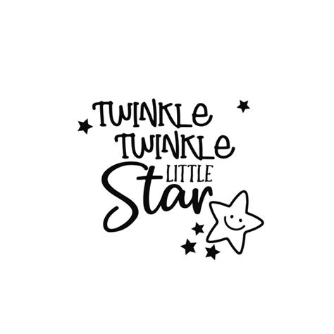 Twinkle Twinkle Little Star Svg Png Eps Dxf  Digital Etsy Uk