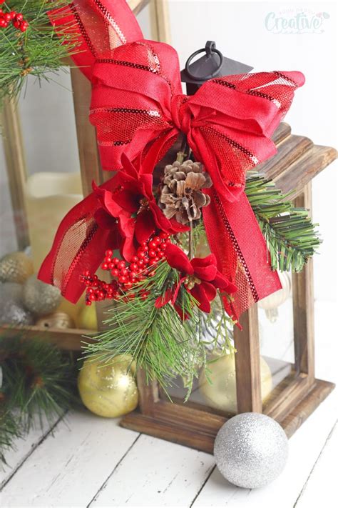 Diy Christmas Lanterns Outdoor Decorations Or Table Centerpieces