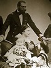 A close-up of the only known photo of Sisi and her children. Elisabeth ...