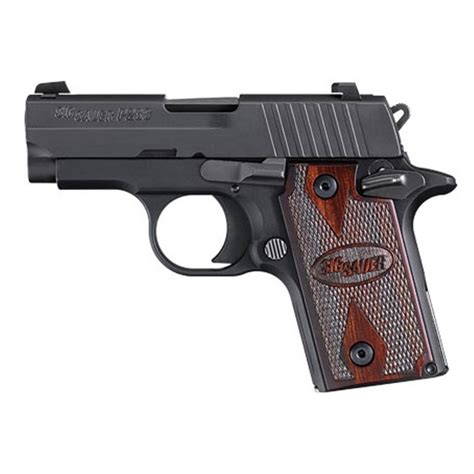 Sig Sauer P238 Rosewood Semi Automatic 380 Acp With Red Laser 6