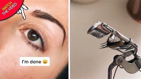 Woman Issues Terrifying Warning After Her Eyelashes Were Ripped Out By Curler Mirror Online