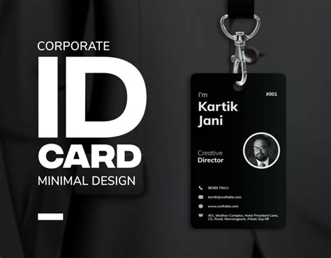 Corporate Id Card Behance