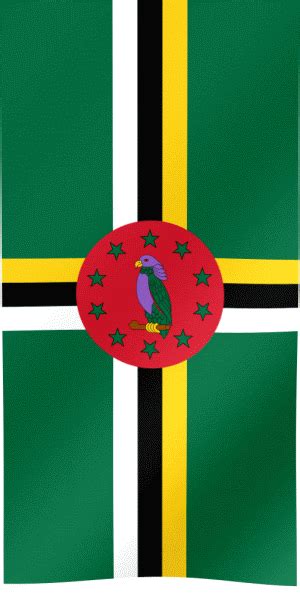 Flag Of Dominica  All Waving Flags
