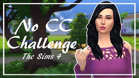 No Custom Content Challenge The Sims 4 Create A Sim The Sims 4