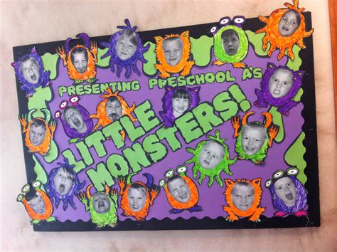 Halloween Bulletin Board Pre K Elementary Ed Little Monsters