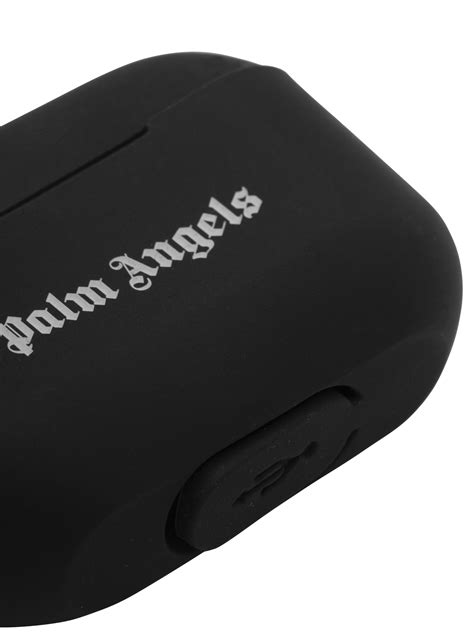 Logo Airpod Pro Case In Black Palm Angels Official