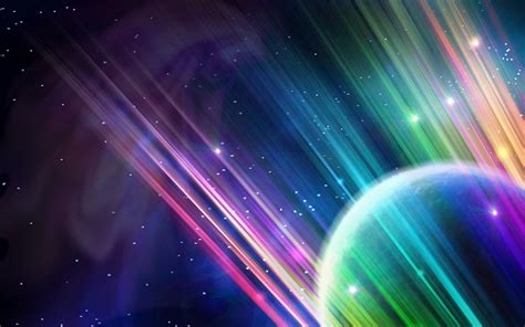 Surreal Colourful Space Scene - HD Wallpapers