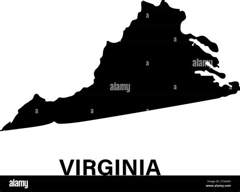 Virginia State Map Hi Res Stock Photography And Images Alamy