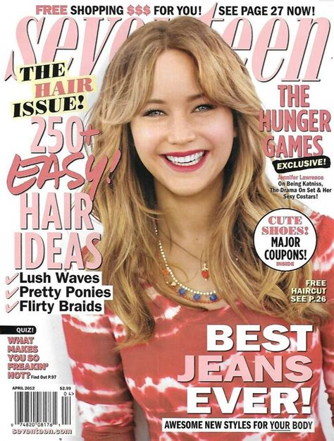 Seventeen Magazine Jennifer Lawrence The Hair Issue Best Jeans Fashion