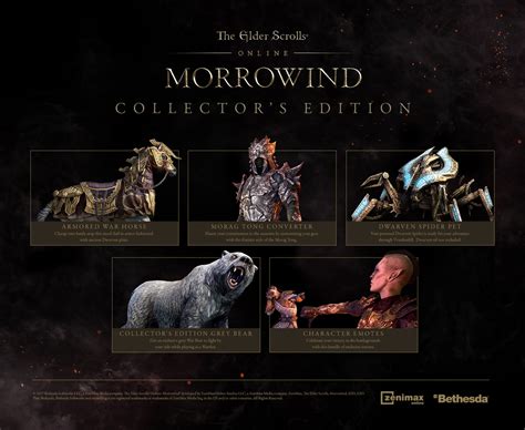 Elder Scrolls Online The Morrowind Collectors Edition Playstation