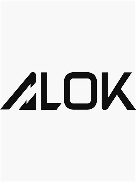 Alok Logo Stickers And Shirts Sticker By Nastyplays Redbubble